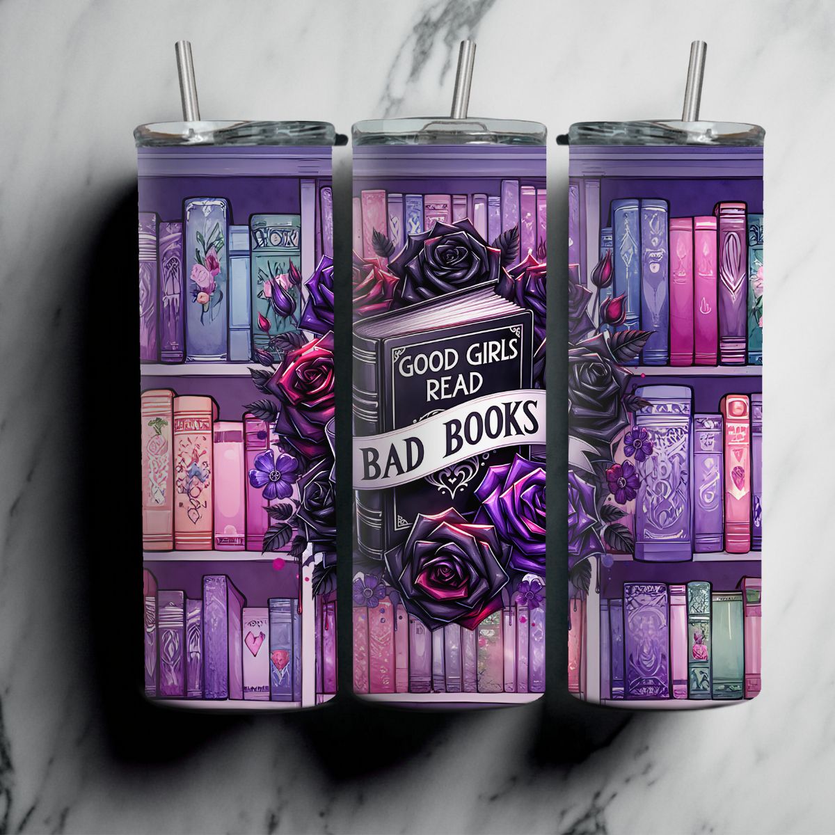 Good Girls Read Bad Books - Purple | 20oz. Tumbler