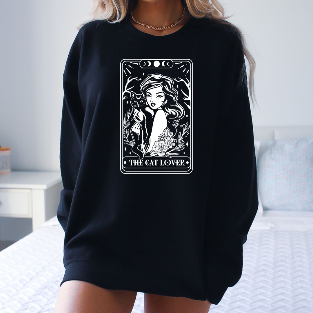 Cat Lover Tarot Crewneck