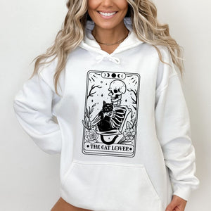 Skeleton Cat Lover Tarot Hoodie