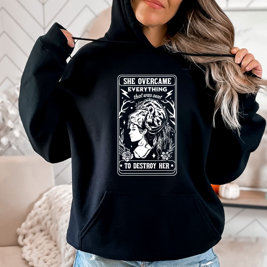 She Overcame Tarot Hoodie