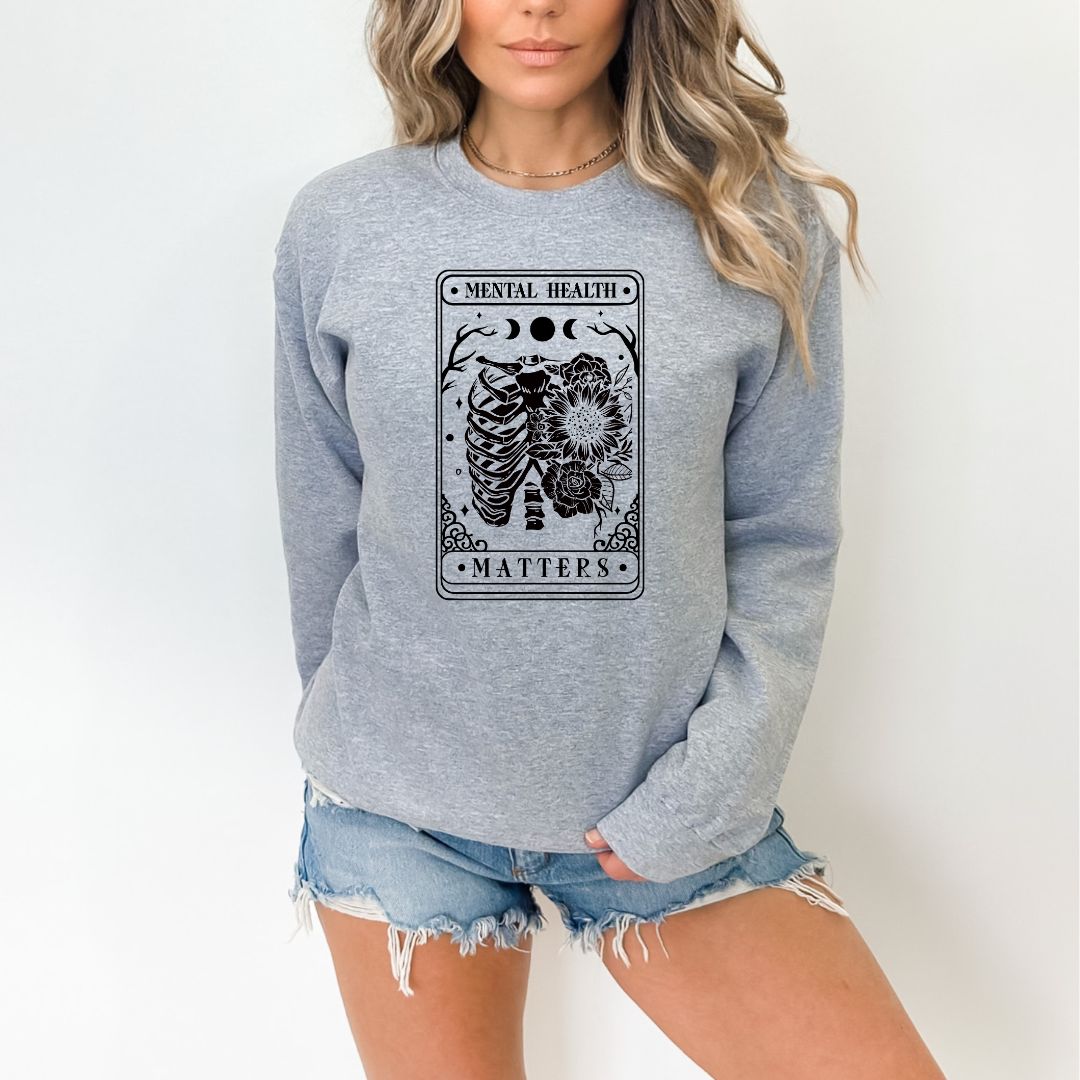 Mental Health Matters Tarot Crewneck