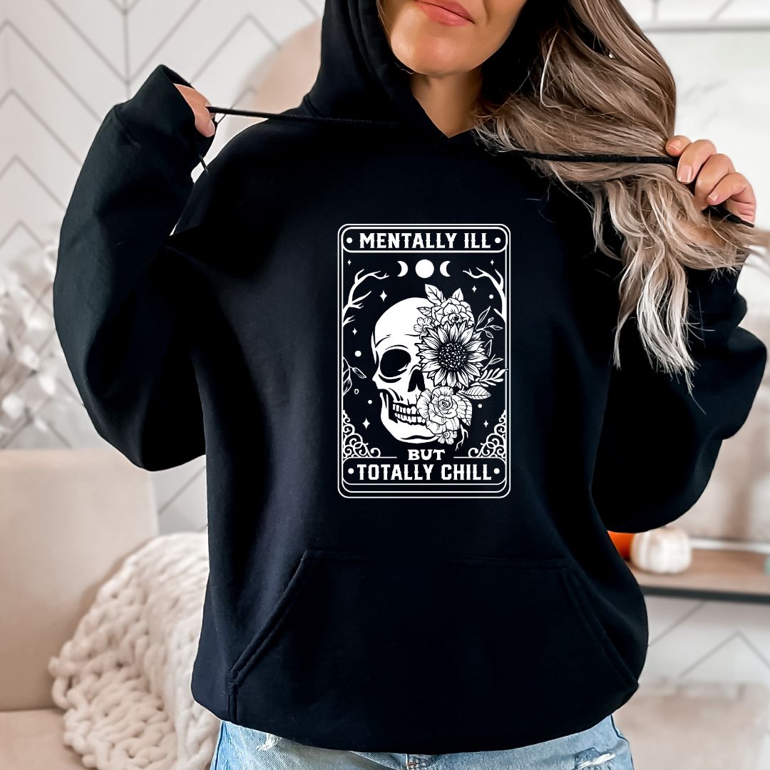 Skeleton Totally Chill Tarot Hoodie