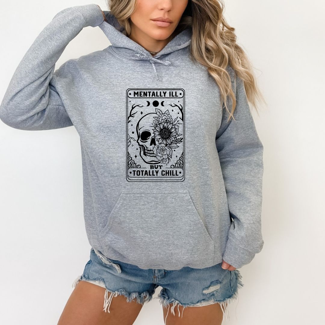 Skeleton Totally Chill Tarot Hoodie