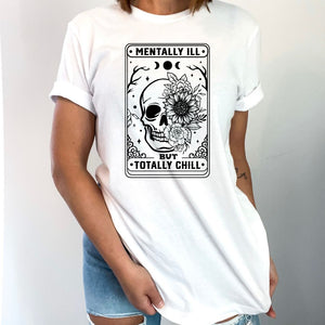 Skeleton Totally Chill Tarot T-Shirt