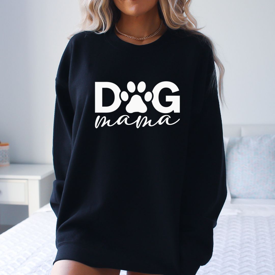 Dog mom crewneck sweatshirt hotsell