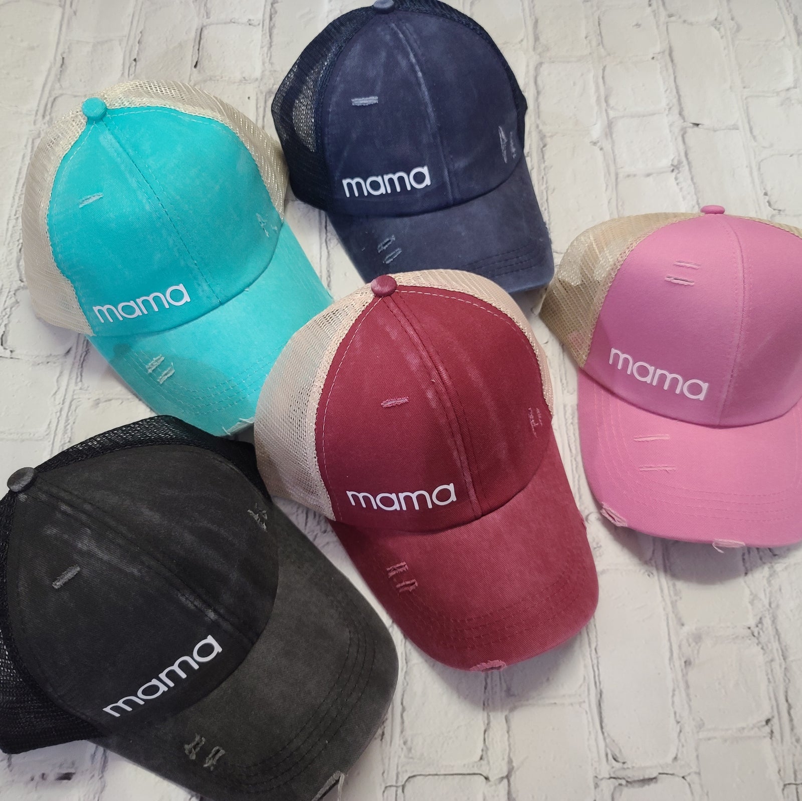 Criss Cross Ponytail Hats