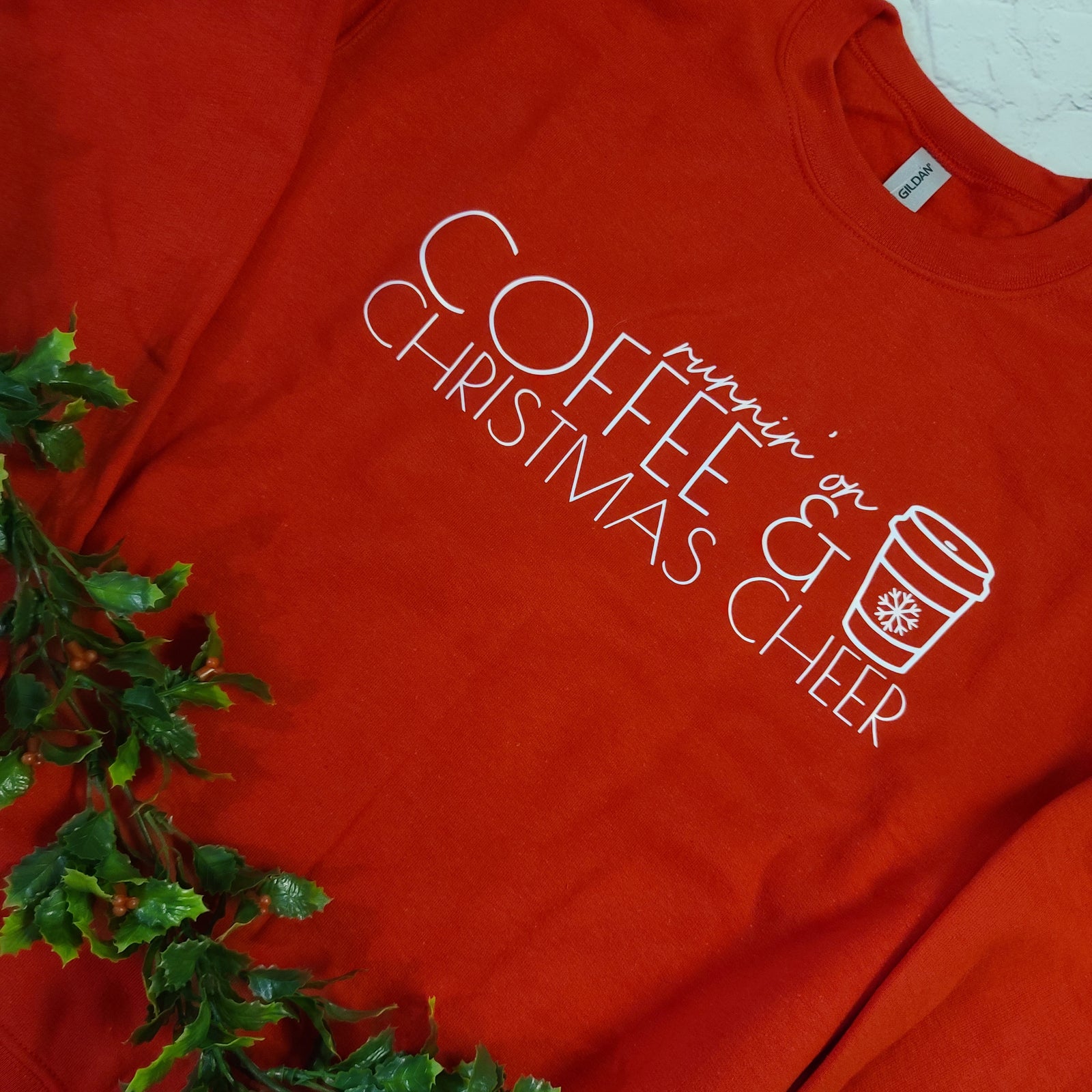 Runnin' on Coffee & Christmas Cheer Crewneck